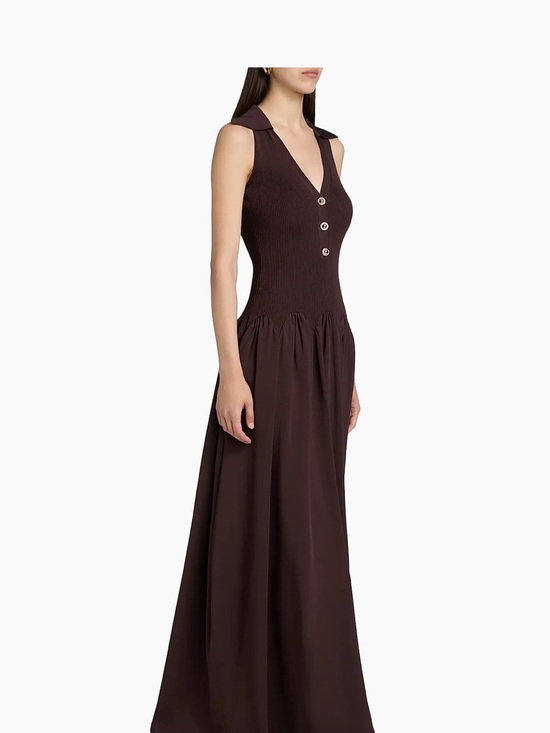 Self-Portrait Dresses & Skirts - Self-Portrait
Rib-Knit V-Neck Maxi Dress